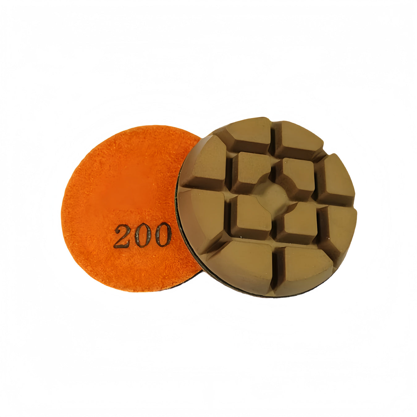 3"-4" Floor resin pads, hybride pads