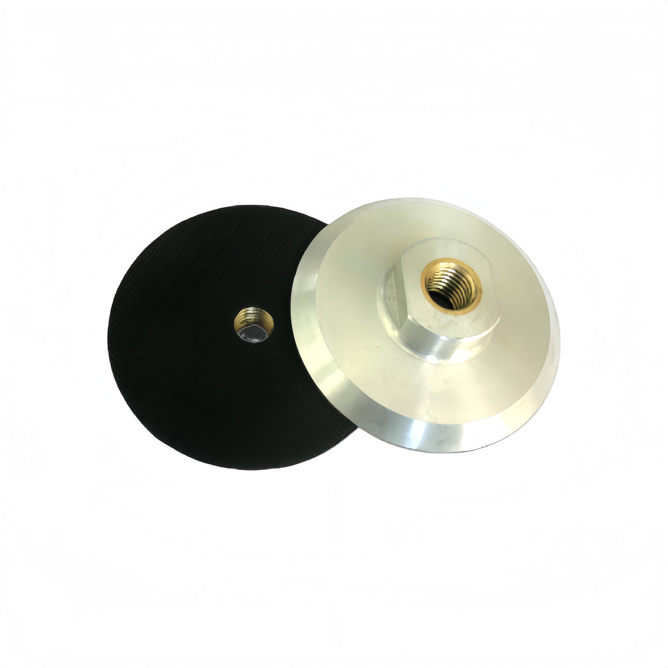 Rubber& Aluminium backer for polishing pads