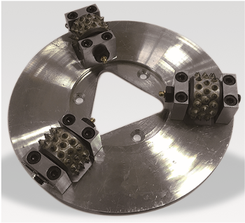 Bush hammers are ideal for aggressive surface texturing