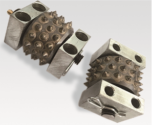 Bush hammers are ideal for aggressive surface texturing