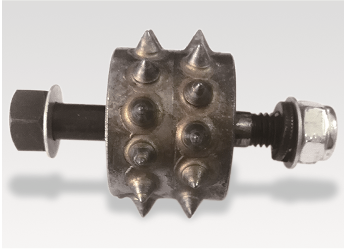 Bush hammers are ideal for aggressive surface texturing