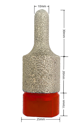 Vacuum brazed finger bit Milling bit