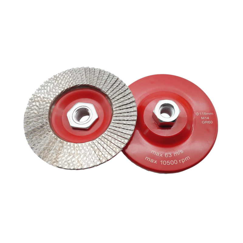 EF45 Electroplated diamond flap disc for stone grinding
