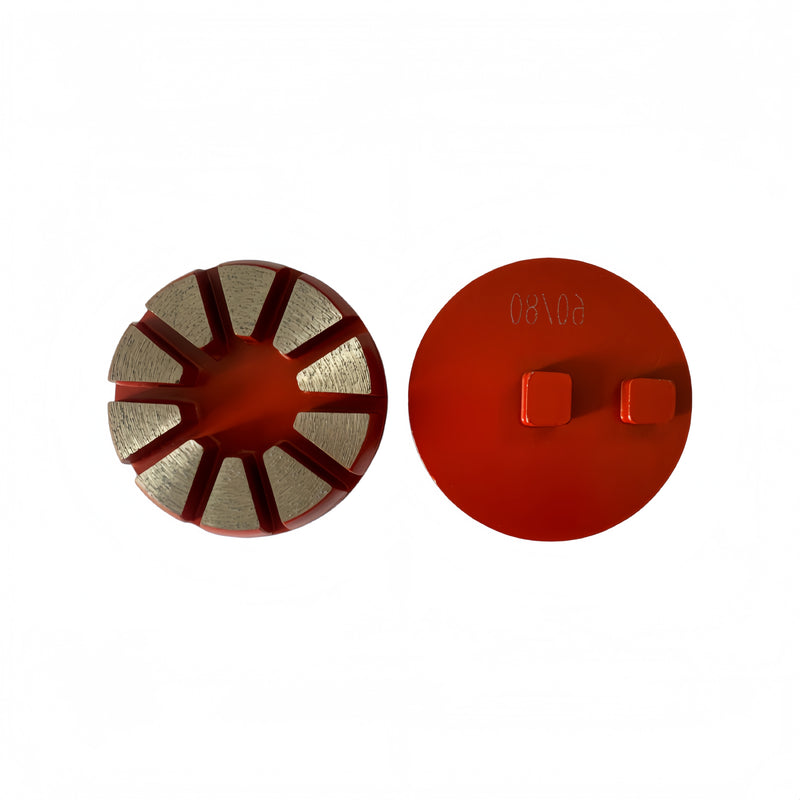 3" Diamond grinding plate with STI connection , beveled segment