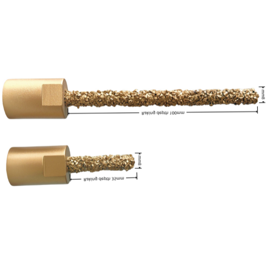 Tungsten mortar rake removal pointing tool