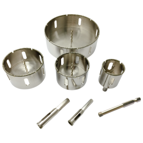 Vacuum brazed or Eelectroplated diamond core drill