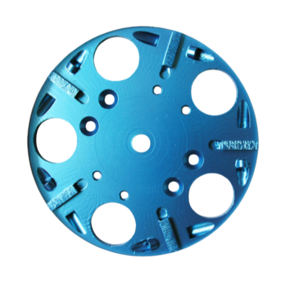 10” PCD grinding plate for floor grinders